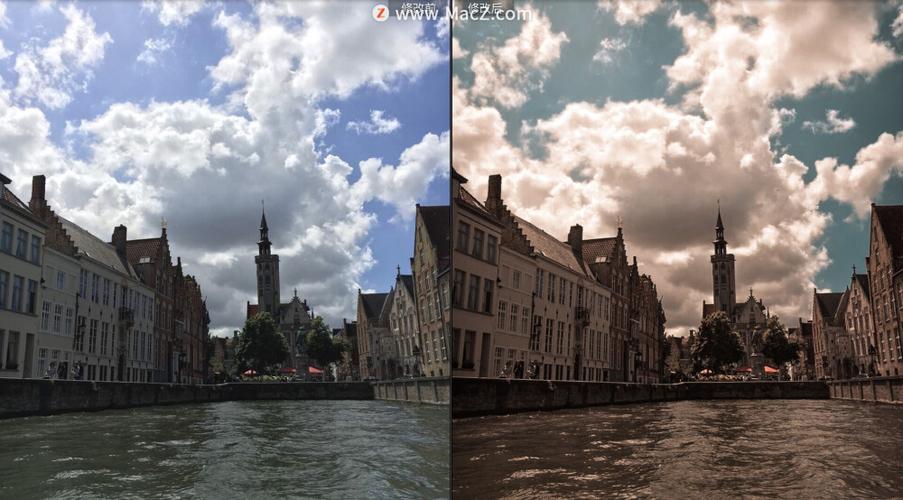 Lightroom 预设对比不同照片效果差异