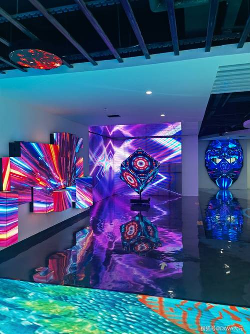 元宇宙数字艺术画廊3D展览场景