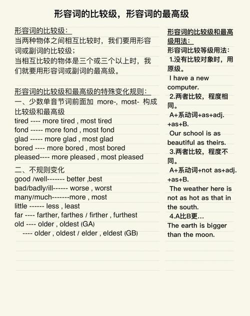 初中英语形容词最高级est常见语序错误示例
