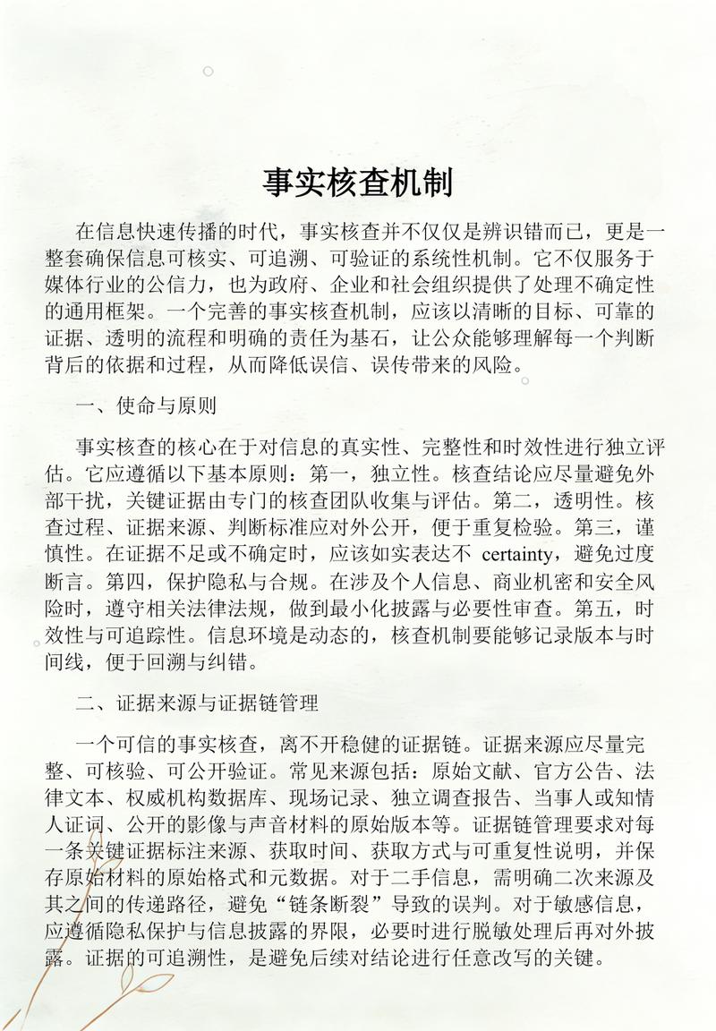 和人工事实核查有啥本质区别
