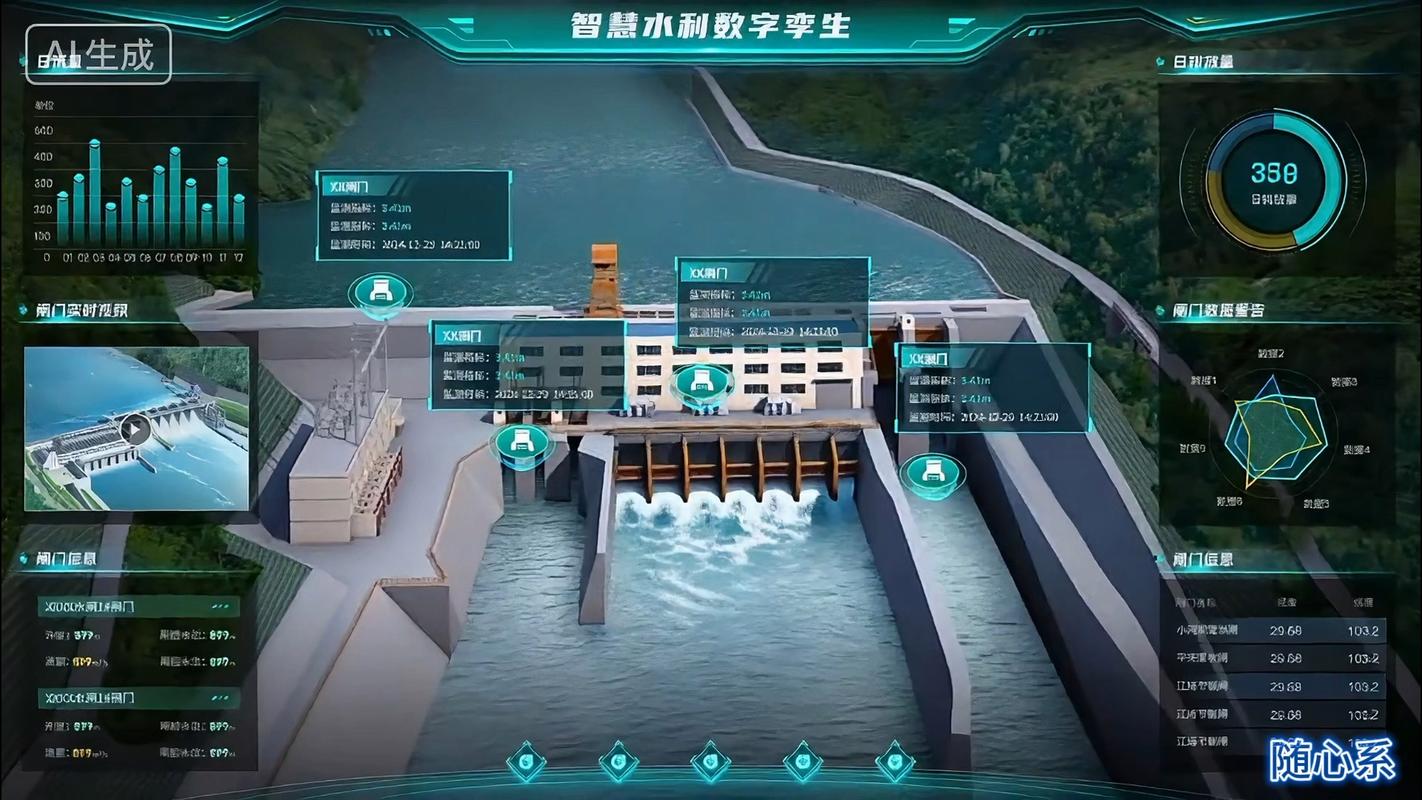 水泵远程运维数字孪生平台界面