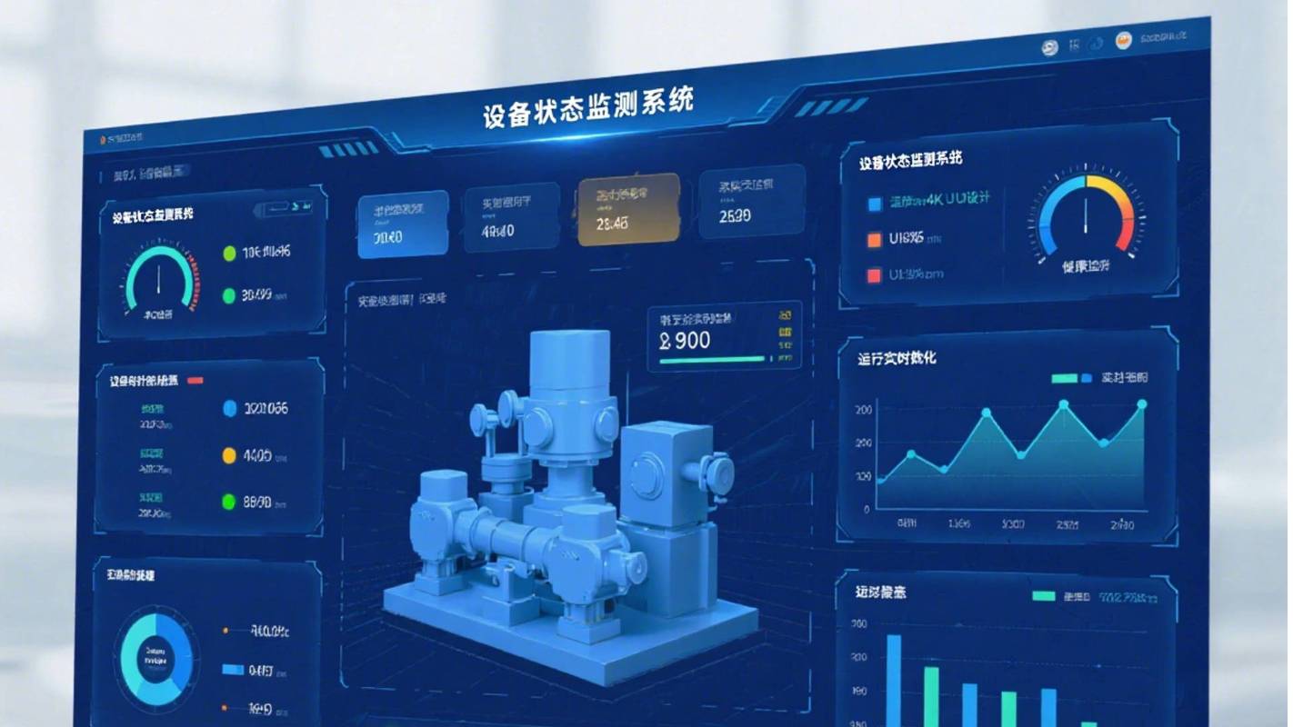 工业数字平台实时设备运行状态监控界面