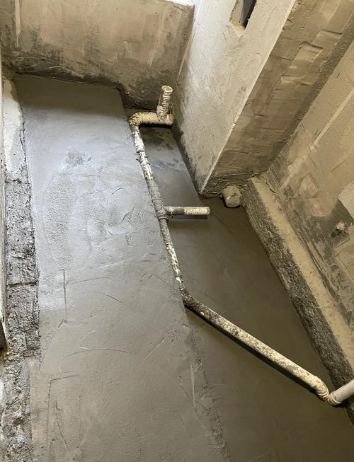 侘寂风微水泥卫生间施工验收图