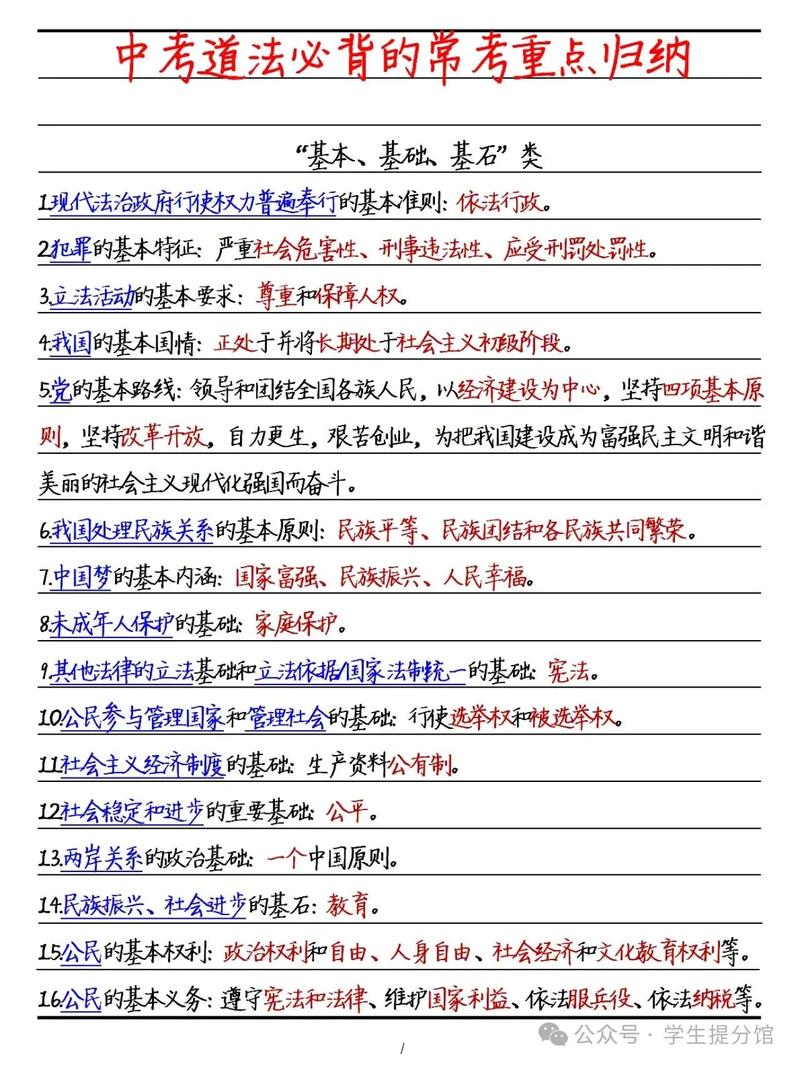 一、高频核心考点：这五个点，不背真会亏