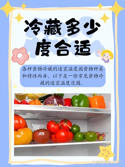 家用冰箱不同品类冷链食材存放温度参考表