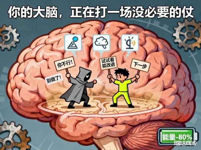大脑里，两个家伙在打架