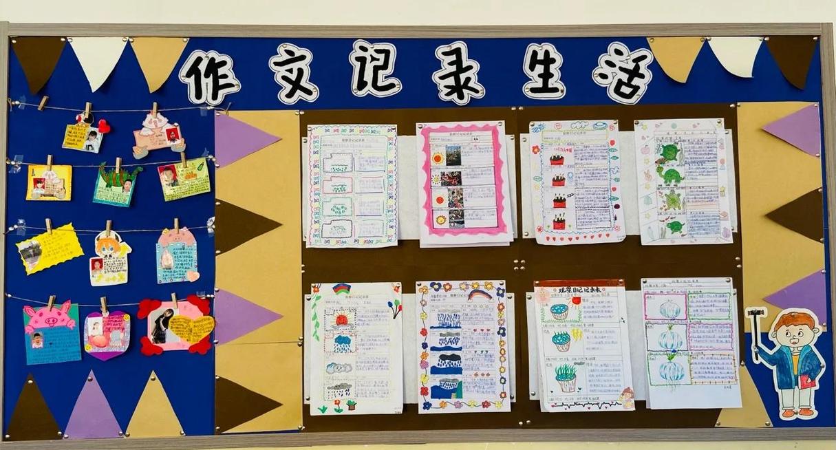 初中语文分层作业设计学生作业展示墙