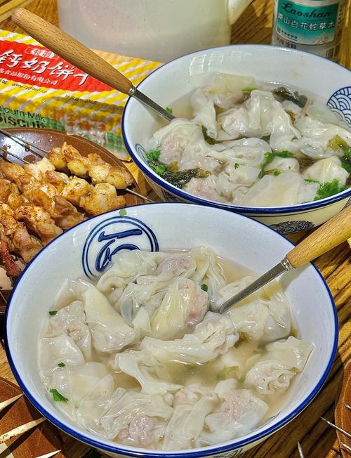 青岛野馄饨烧烤摊