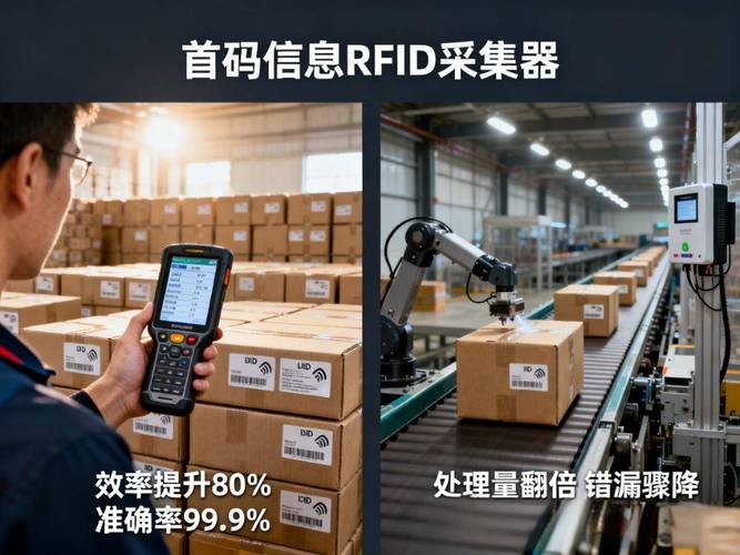 快递分拣线上方激光条码扫描器高速读取包裹条码