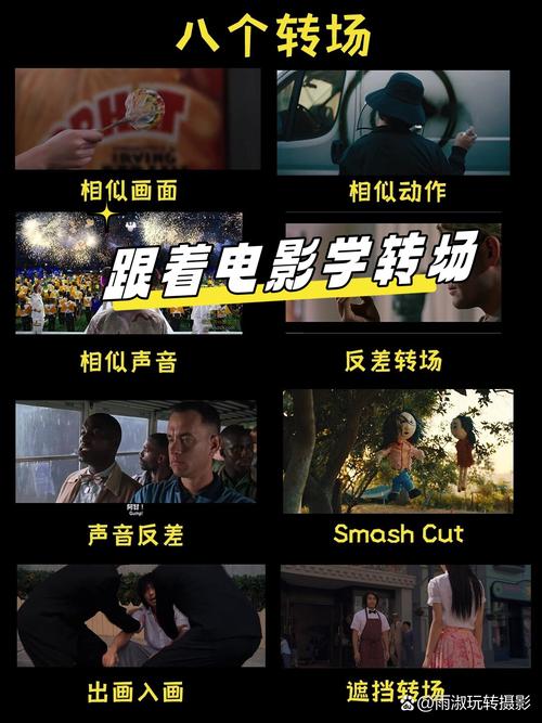 匹配剪辑形状相似转场实例 电影片段