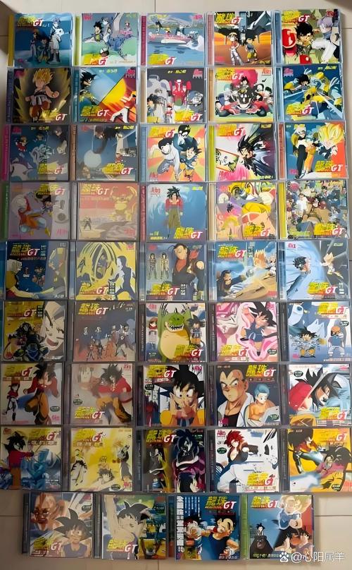 九十年代街边租碟店盗版动画碟片