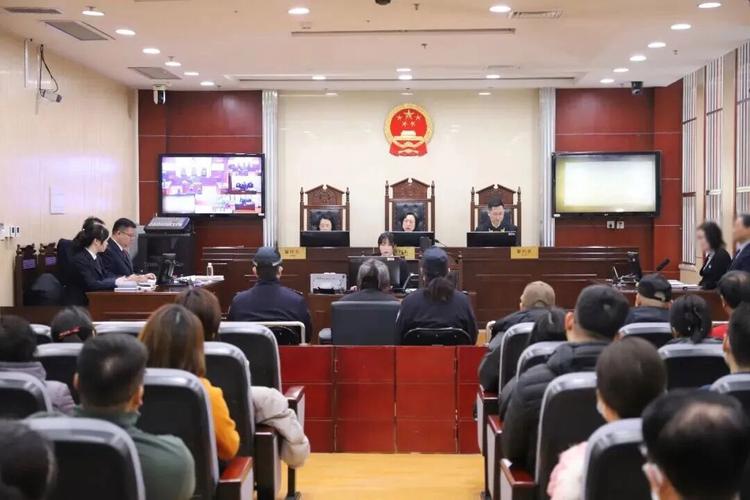 天津中级人民法院走私犯罪案件庭审现场图