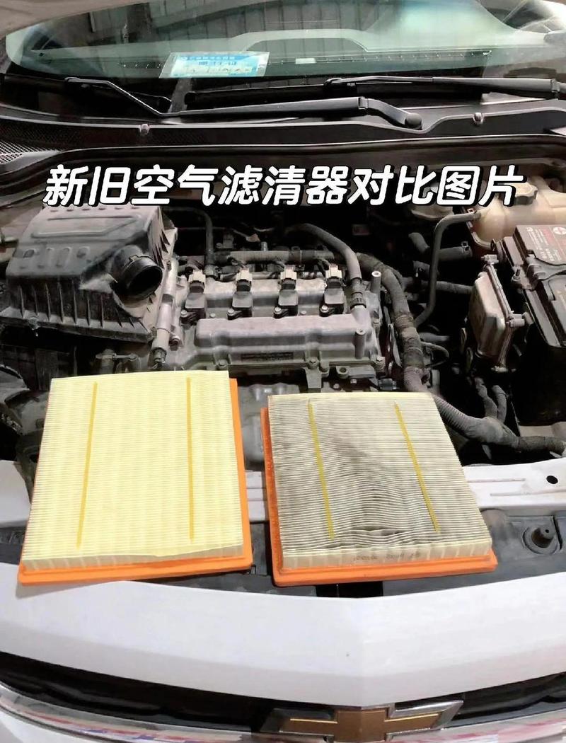 新旧空气净化器滤芯污染对比图