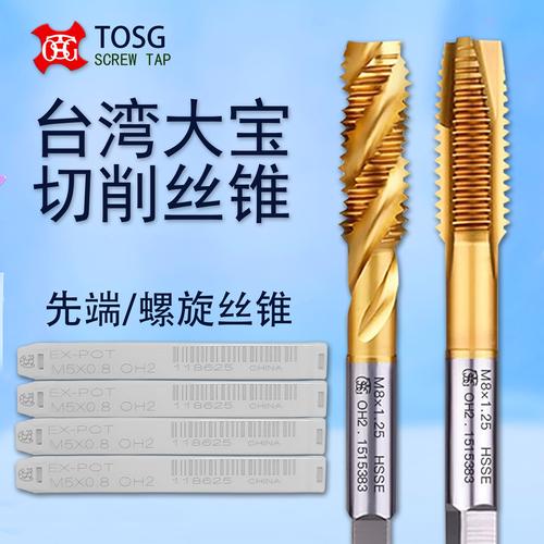 不同含钴量高速钢丝锥基体对比实拍图
