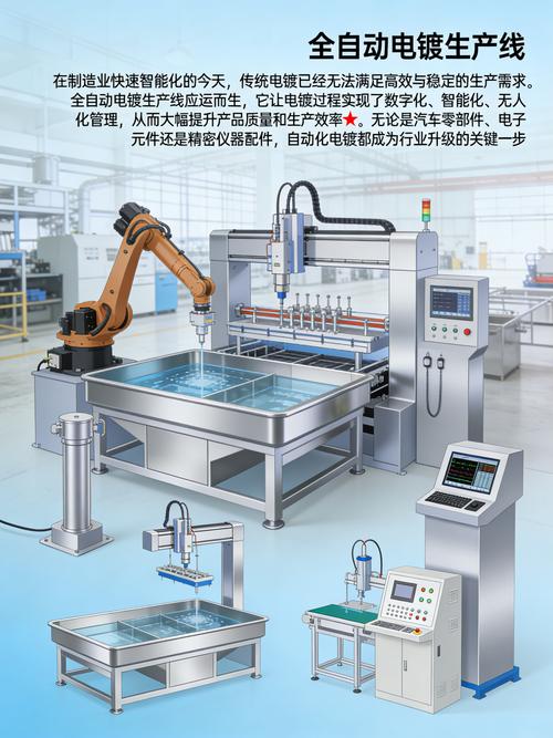 工业全自动脉冲电镀生产线
