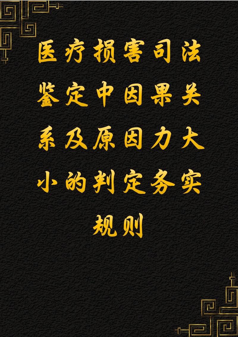 医疗损害责任认定因果关系链条示意图