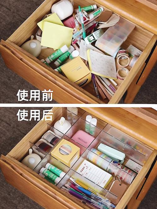 乱糟糟未分区家用抽屉实拍