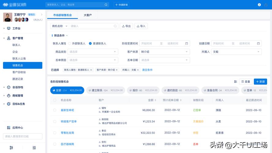 ATS简历筛选系统后台界面