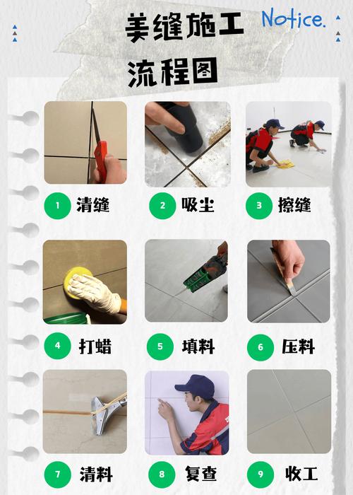 家装卫生间湿区美缝清缝施工过程图