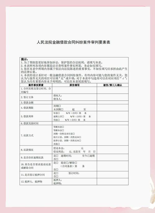 法院裁判法律适用法条引用核对表
