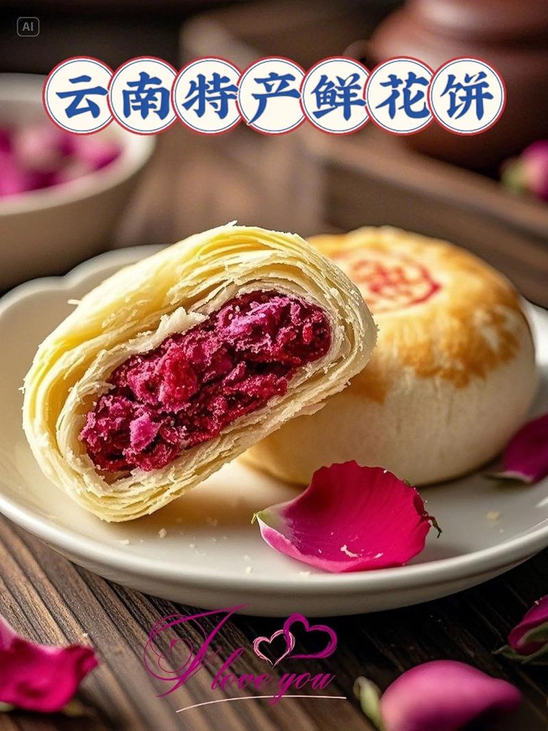 5. 鲜花饼：把春天吃进肚子里