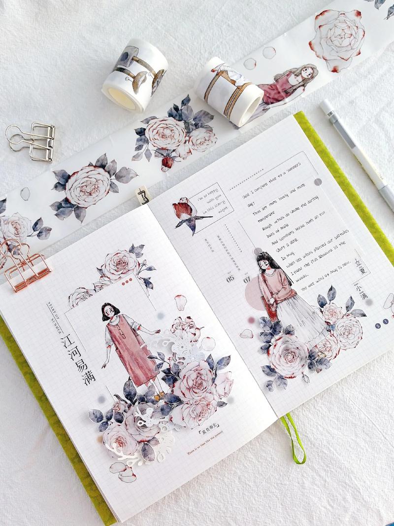 复古手账排版灵感图