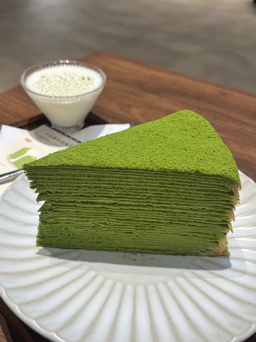 旧书店里的抹茶千层