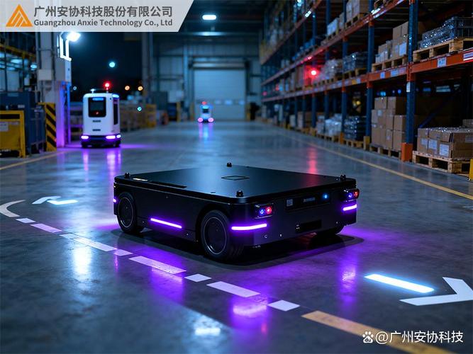 激光SLAM AGV小车仓库自动避障测试图