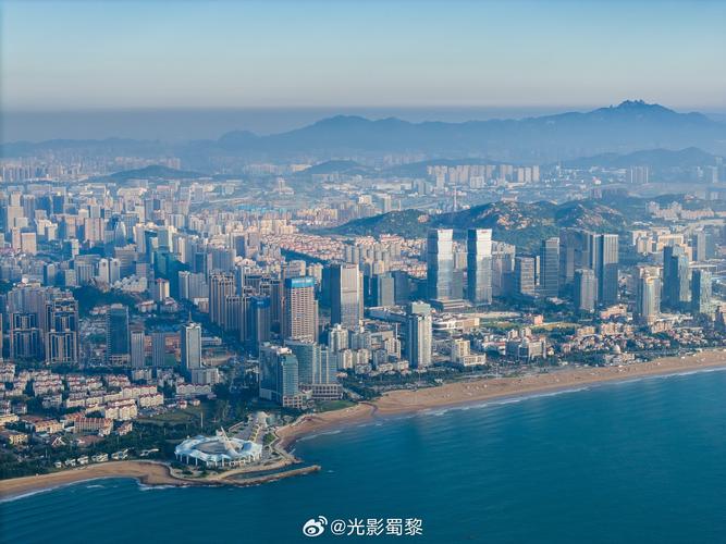 青岛海岸线全景