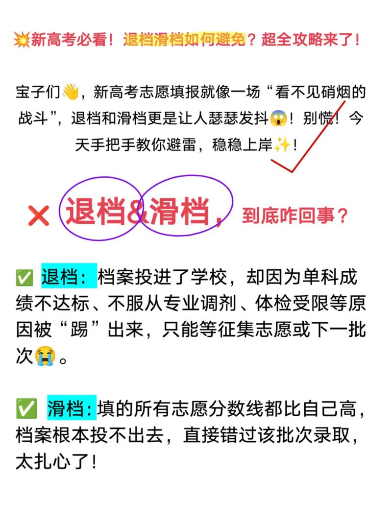 隐形规则别漏看，踩中直接滑档退档