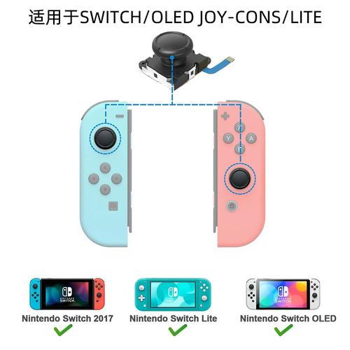 Switch Joy-Con手柄摇杆漂移拆卸维修图