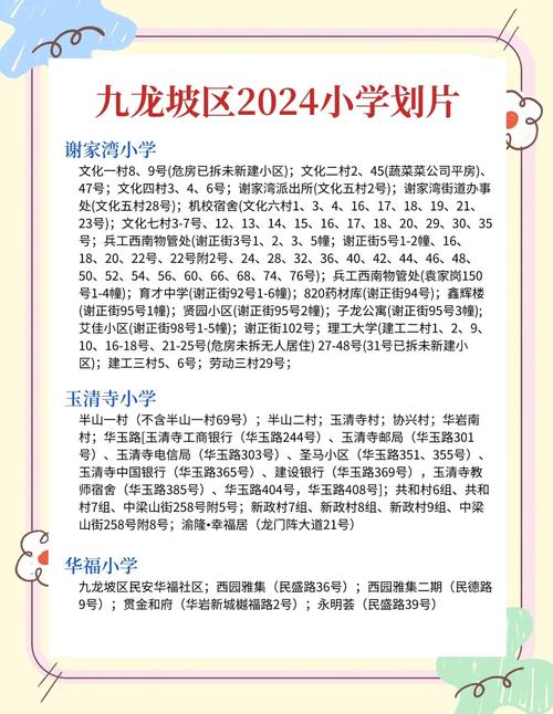 教育局门口公示的年度小学划片范围公告