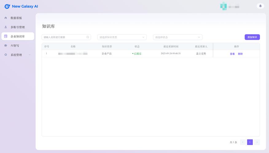 企业官网错误品牌知识库内容分类截图