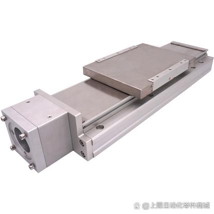学生设计小型检测设备导轨选型错误装配实物图