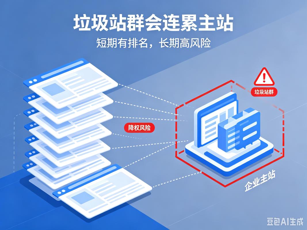 假冒GEO优化垃圾站群页面案例