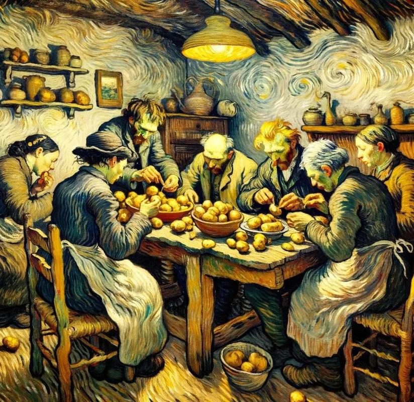 历史番茄插图 约翰逊吃番茄