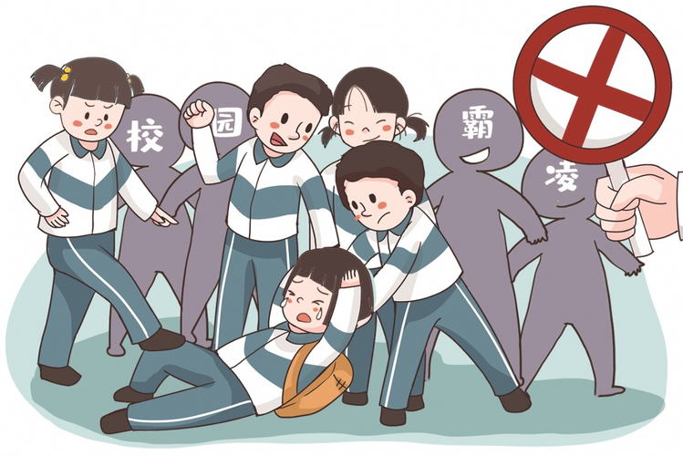 校园隐性霸凌场景模拟示意图