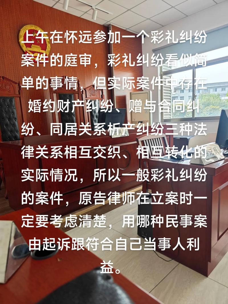 彩礼返还纠纷法庭庭审记录实拍