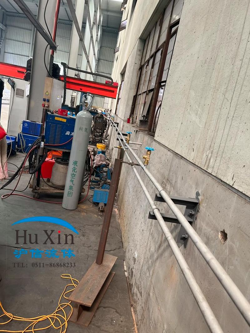 工厂液氩杜瓦罐供气系统现场