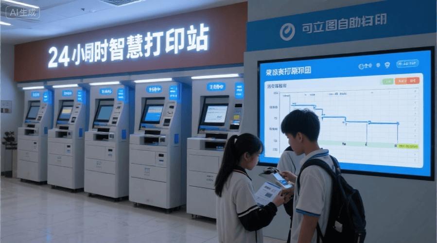 大学自助打印在读证明机器