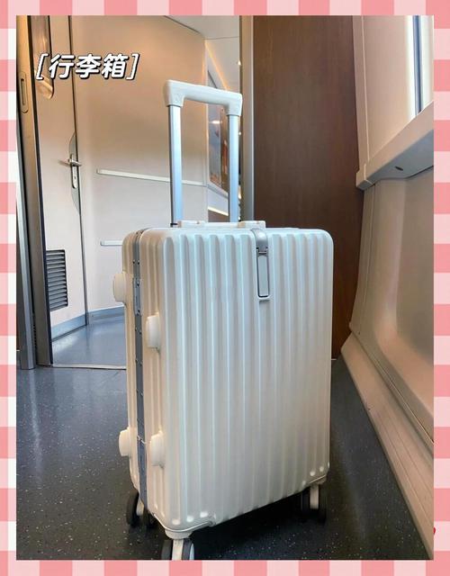 情侣极简行李箱打开状态