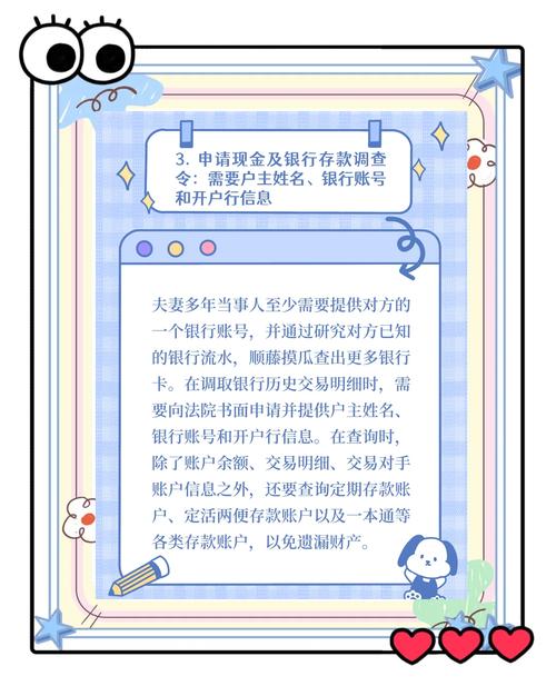 离婚财产律师调查令申请流程示意图