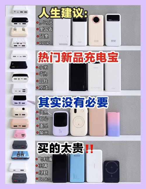 5. 充电焦虑者的救星:充电宝和多功能插头