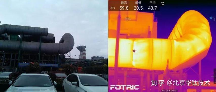 工厂蒸汽系统热成像检漏