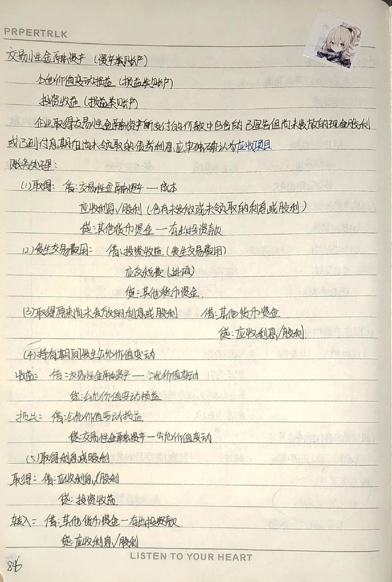 理财入门新手资产分配手写笔记