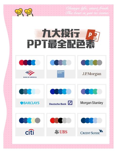 PPT标准配色字体规范参考表