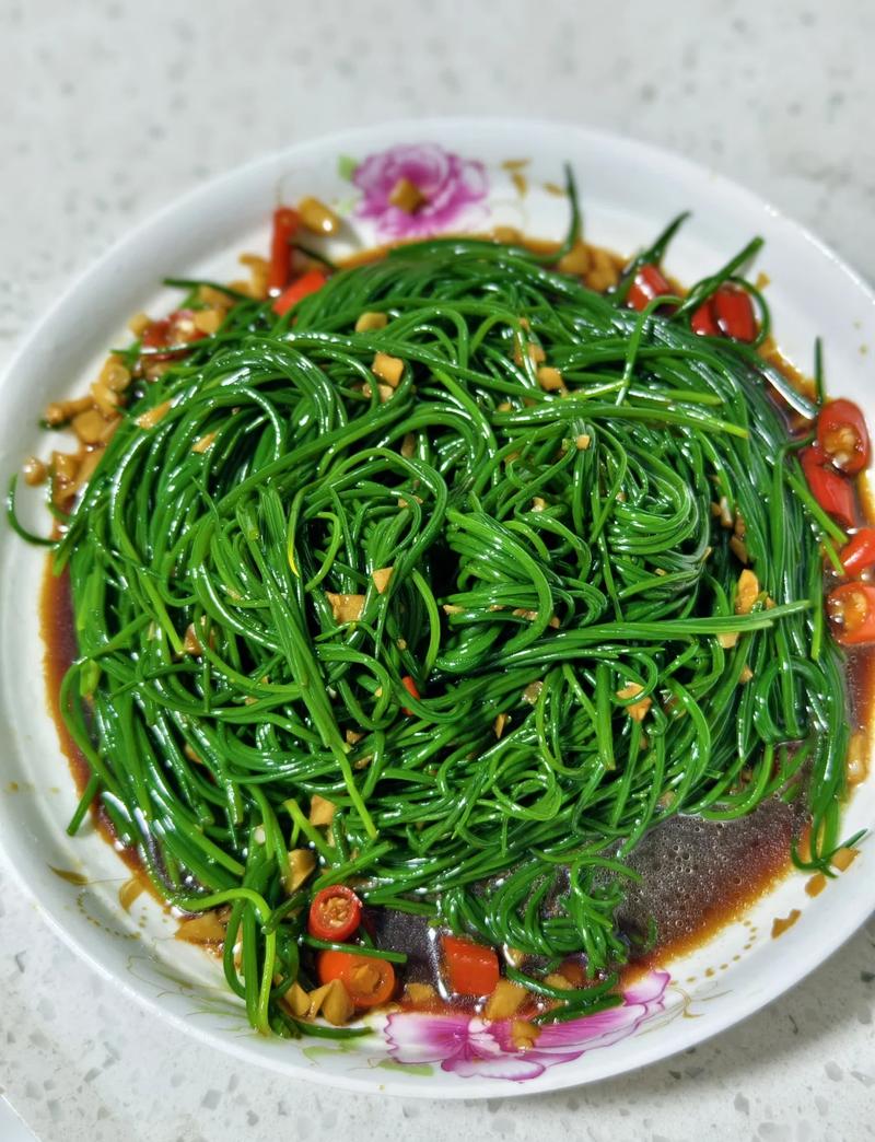 4. 凉拌沙葱:膳食纤维王者