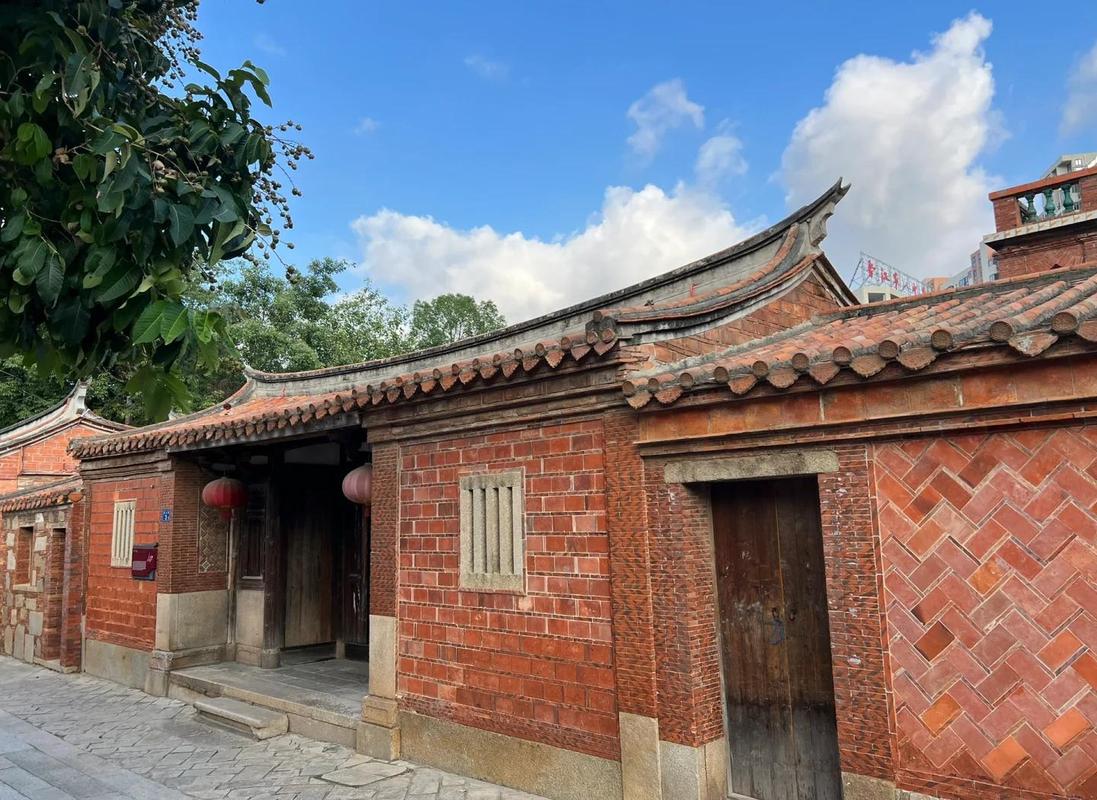 闽南晋江古村落红砖古窑烧制场景