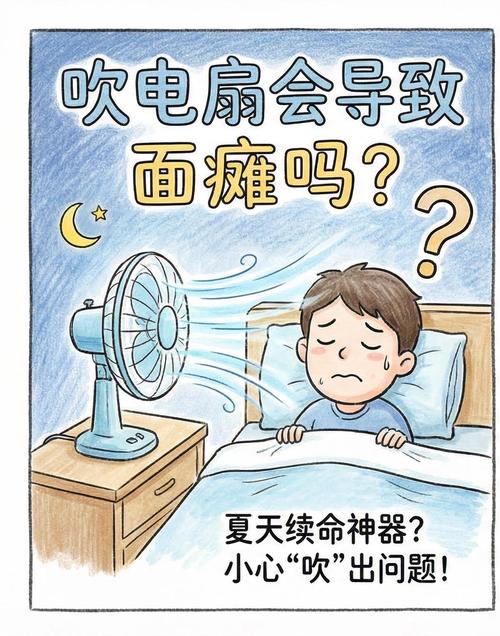 夏天错误使用电风扇对着脸直吹的危害