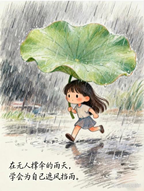 下雨天,你只需要一把伞和一双鞋